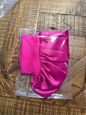 Hot Pink Satin Headwrap/Turban